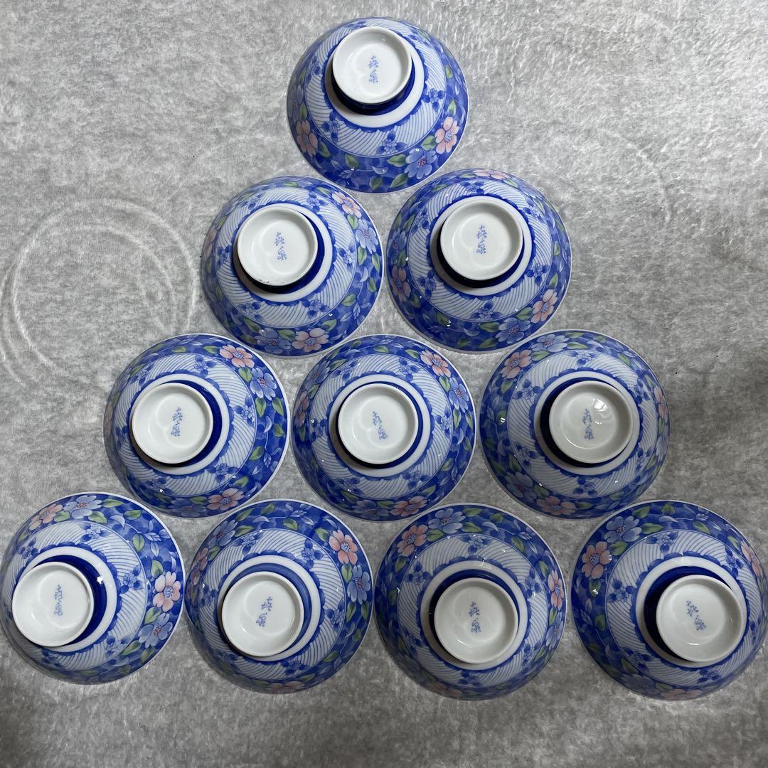 森泉 花柄茶碗 10個セット - メルカリ