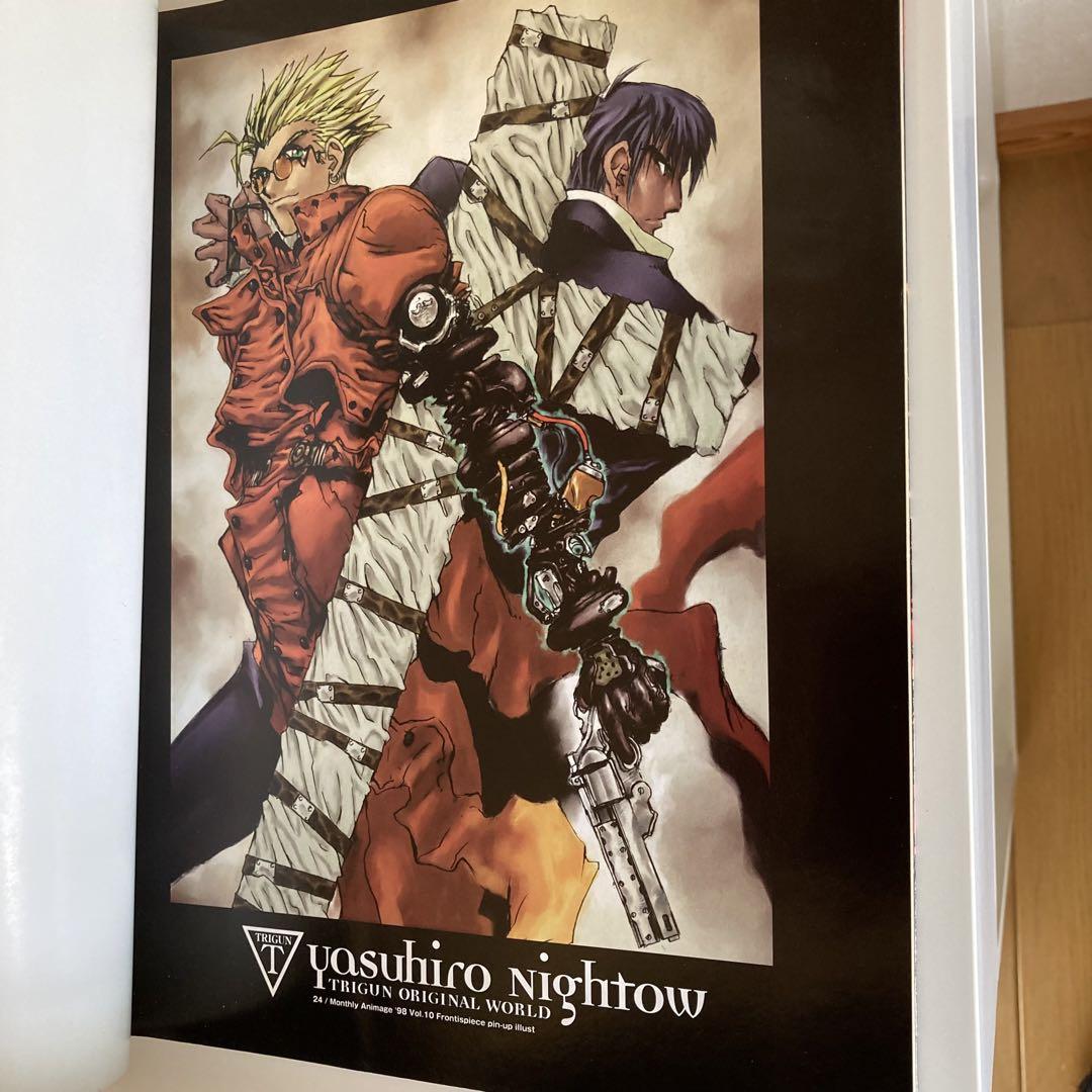初版本・帯付き】TRIGUN ART BOOK トライガン アートブック-【超