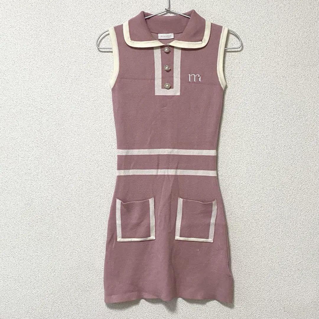 レディースウェア piping onepiece & cardigan set (purple)