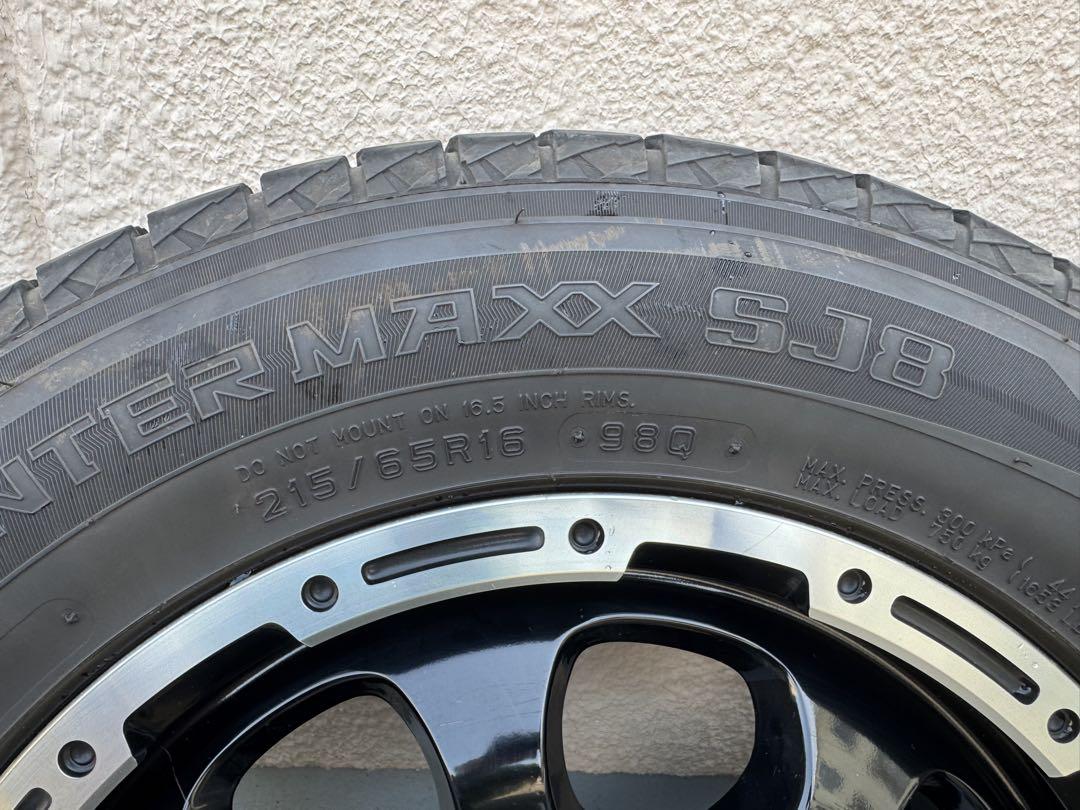キャラバン NV-350用 16インチホイール スタッドレスタイヤ付き4本セット