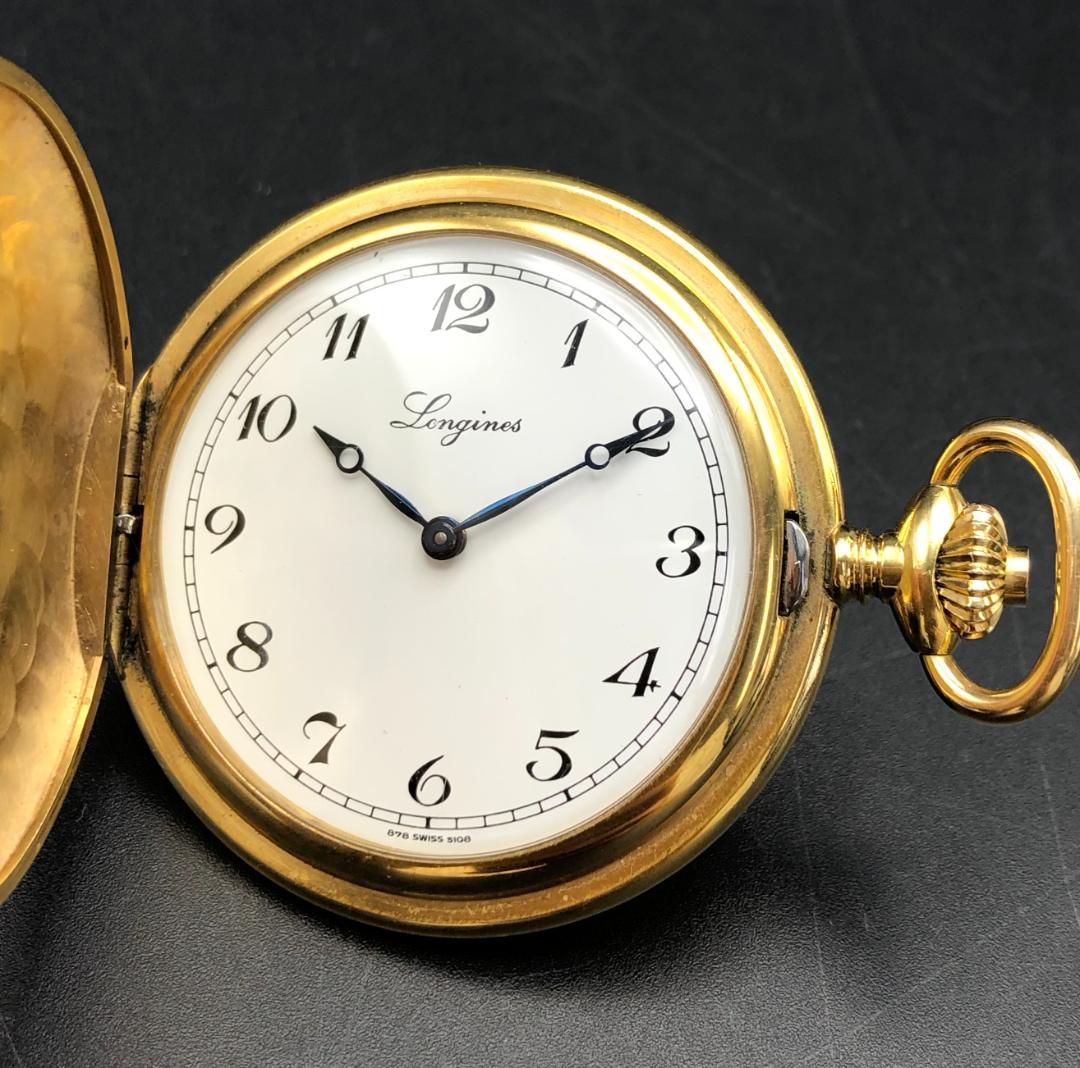 【MAST-14284】◆ロンジン◆878.5108◆ゴールドポケットウォッチ◆