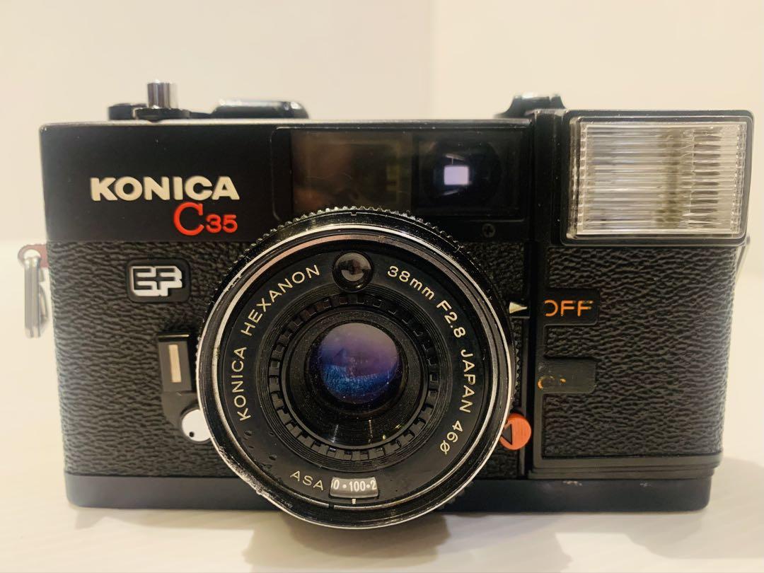 【完動品】フィルムカメラ Konica C35 EF ピッカリコニカ