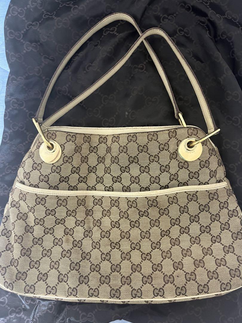 GUCCI キャンバストートバッグ　エクリプスライン