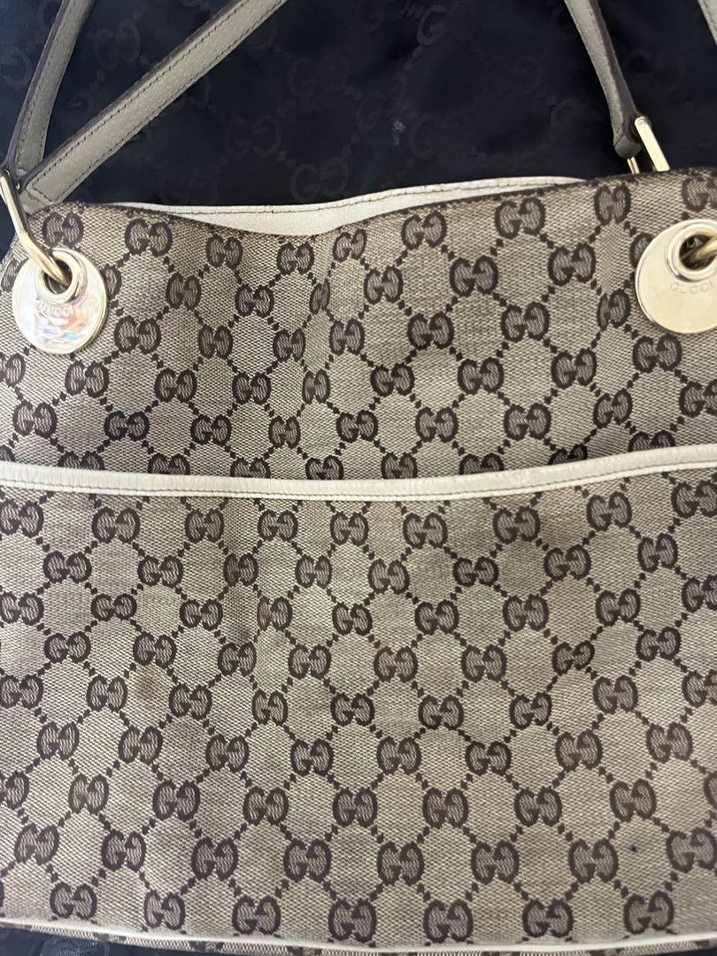 GUCCI キャンバストートバッグ　エクリプスライン