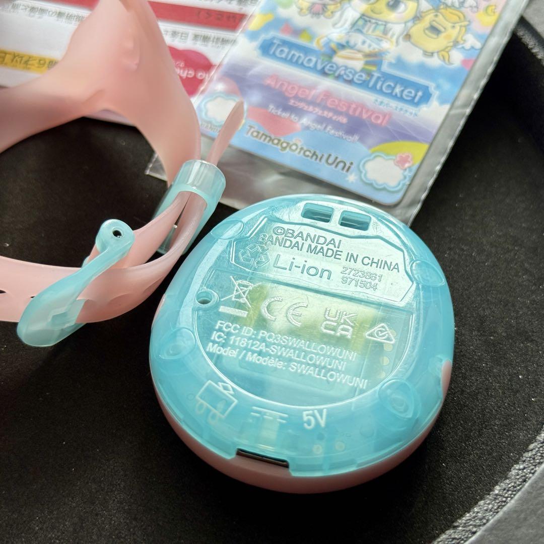 極美品！たまごっちuni エンジェルフェスティバル 箱付き3DL 付