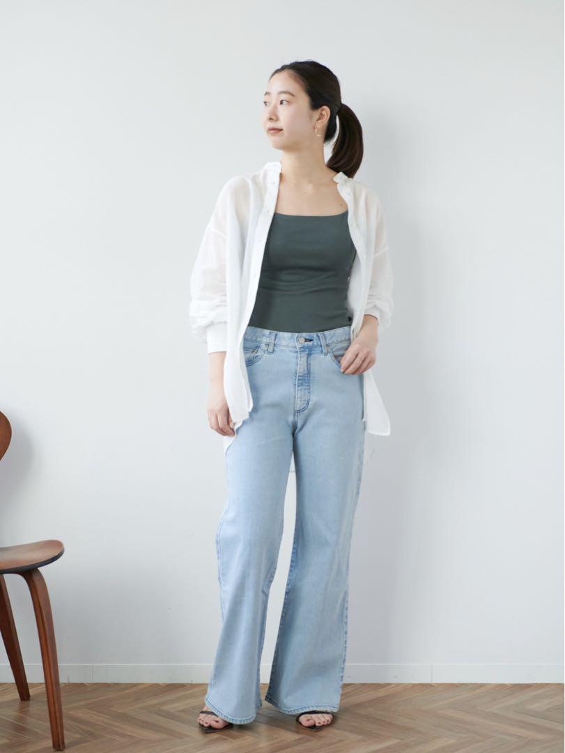 【新品タグ付き】EMILY WEEK オープンバックブラキャミ　グレー　38