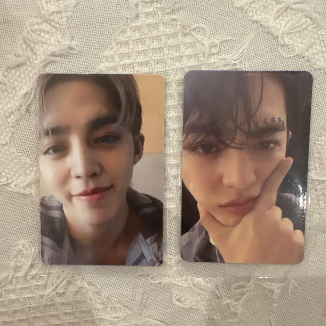 エスクプス　SCOUPS チェキ　トレカ　サイン　be the sun SEVENTEEN エスクプス FOLLOW トレカ 4カット ステッカー UV