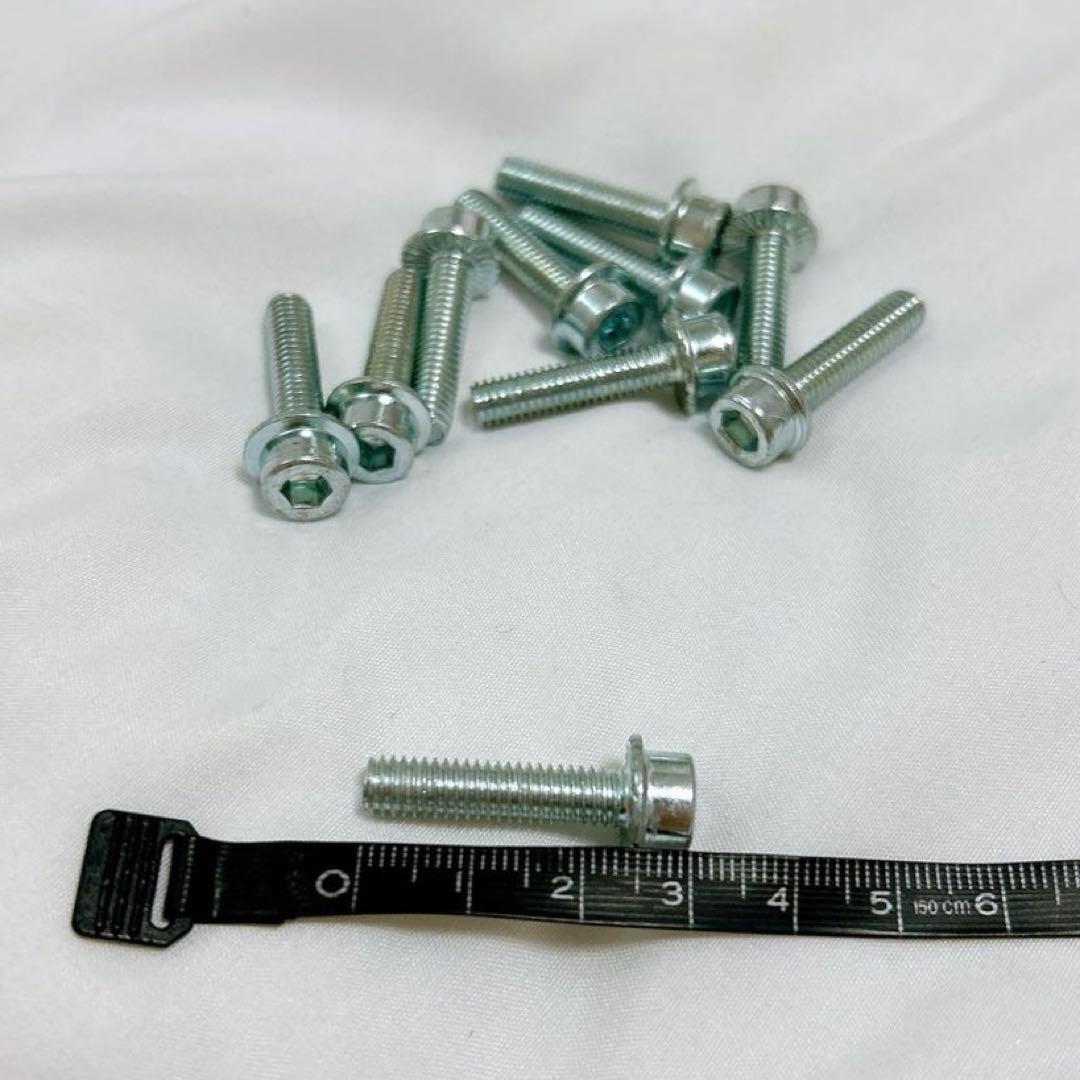 フランジ 六角穴付き ボルト M6x25 mm 8.8グレード HRDEVELOPMENT_JP