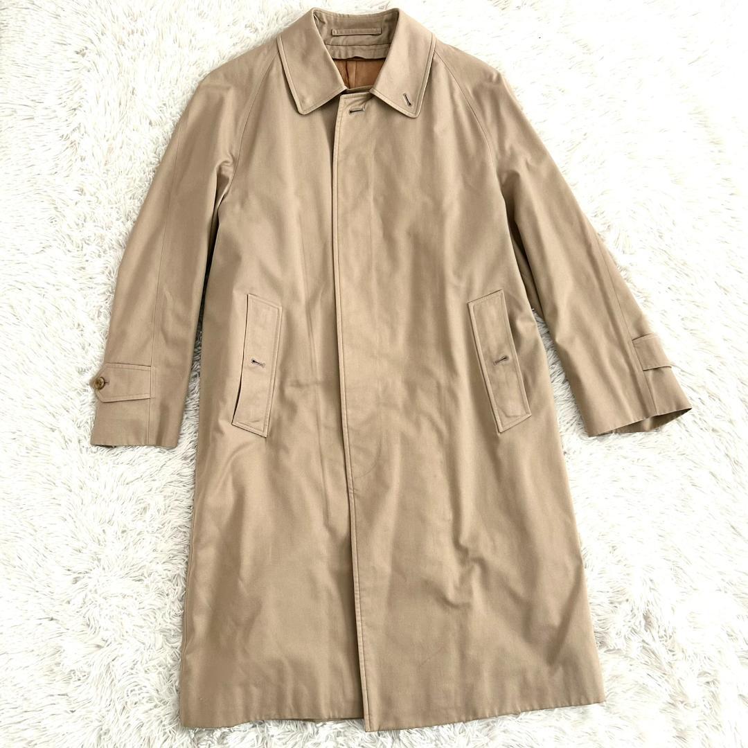 バーバリー ノバチェック ステンカラーコート インナー付き ベージュ L メンズ バーバリー ノバチェック ステンカラーコート インナー付き ベージュ L メンズ