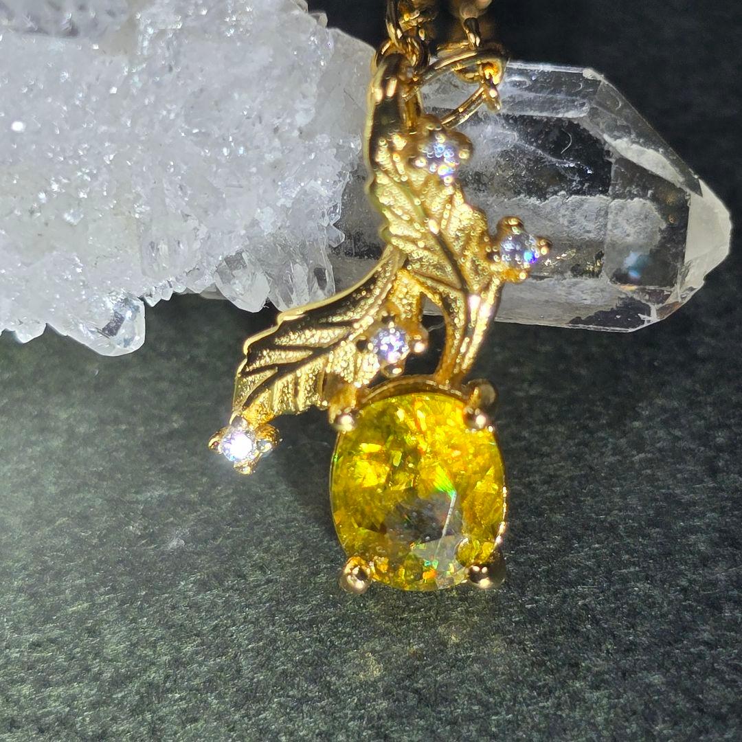 スフェーンペンダントスフェーンネックレス