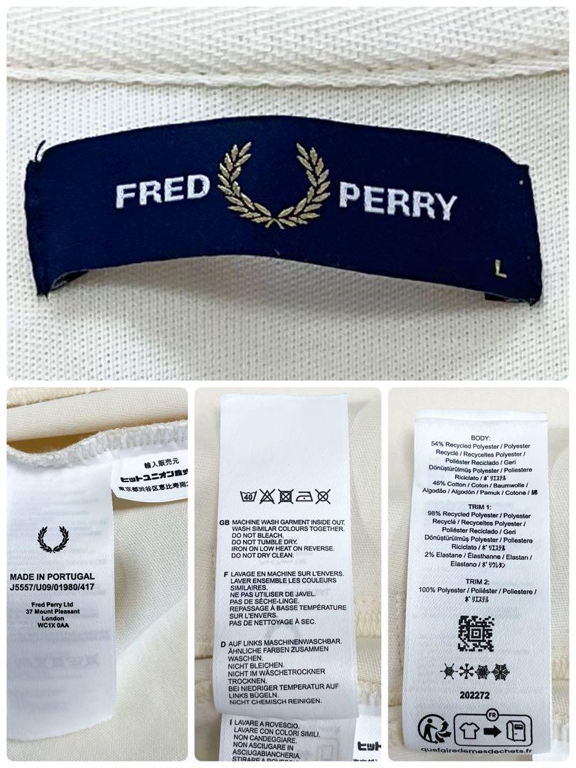 人気　FRED PERRY コントラスト テープ トラックジャケット　ロゴ