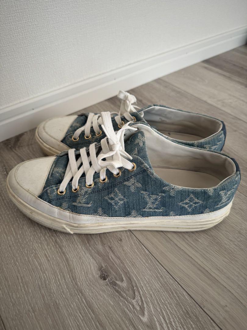 【気分上がるデニム】LOUIS VUITTON★Stadium スニーカー Louis Vuitton デニム スニーカー