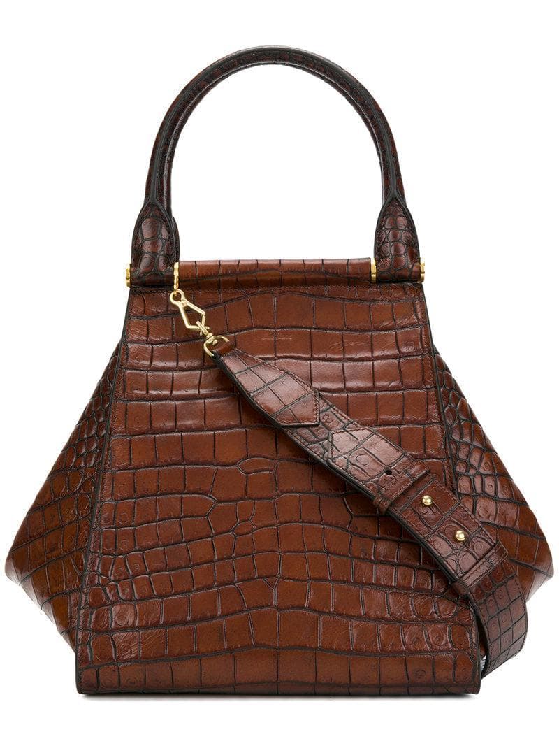 週末限定お値下げMaxMara アニ-タクロコダイル ショルダ