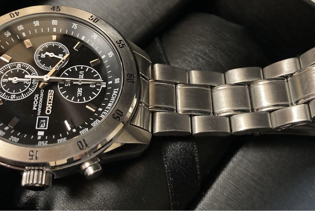 SEIKO セイコー腕時計メンズクロノグラフ