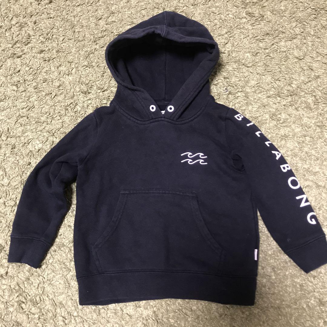 パーカー BILLABONG 90cm 黒 スウェット