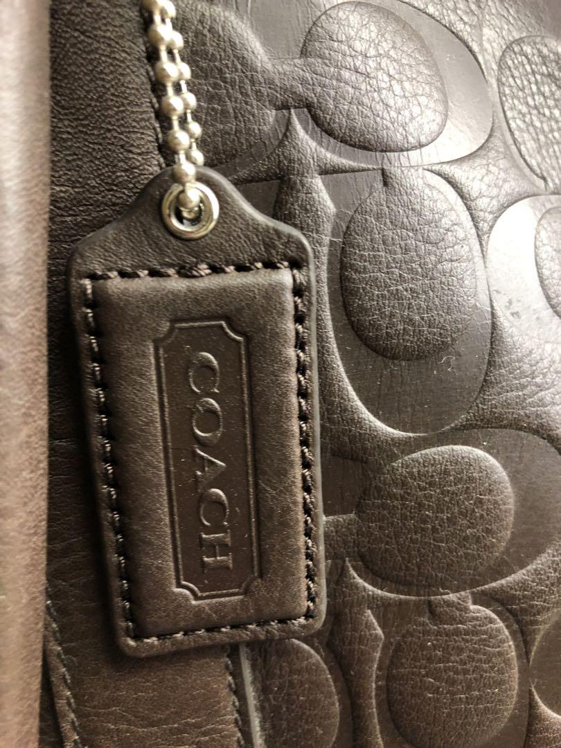 ■【美品】COACH コーチ　ハンドバッグ　トートバッグ　ブラウン