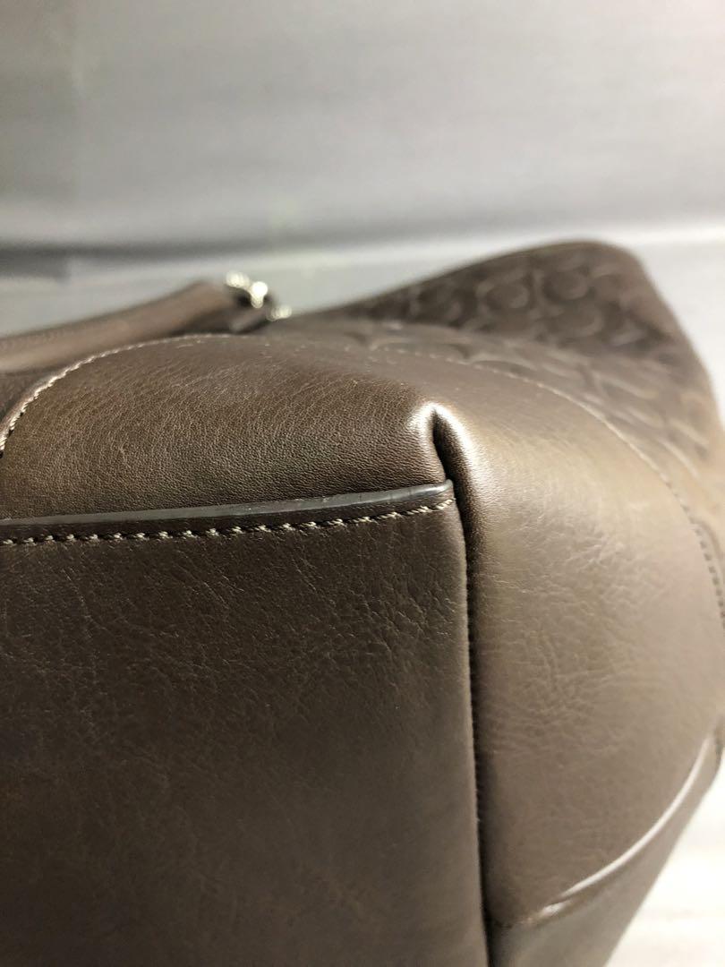 ■【美品】COACH コーチ　ハンドバッグ　トートバッグ　ブラウン