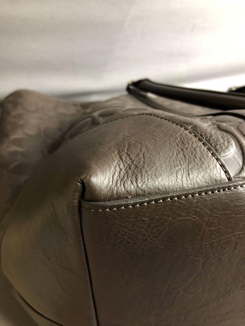 ■【美品】COACH コーチ　ハンドバッグ　トートバッグ　ブラウン