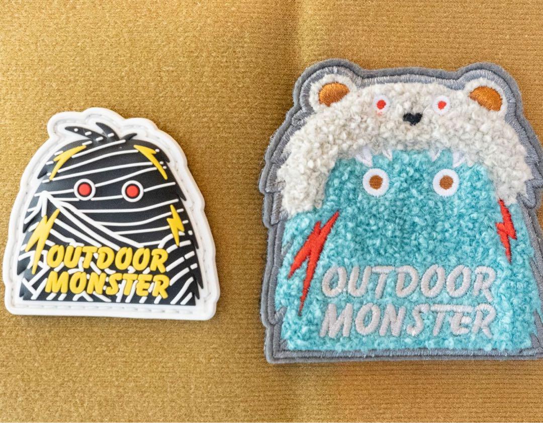 新品アウトドアモンスター ワッペン Mt.JAM マウンテンジャム 2