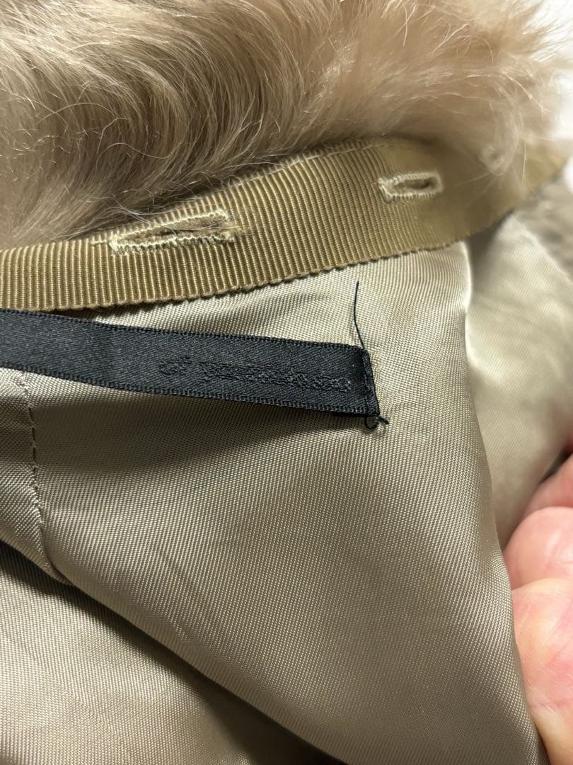 muller 取外しできるラムファーベスト付リアルファーハーフコート サイズ36 muller 取外しできるラムファーベスト付リアルファーハーフコート サイズ36