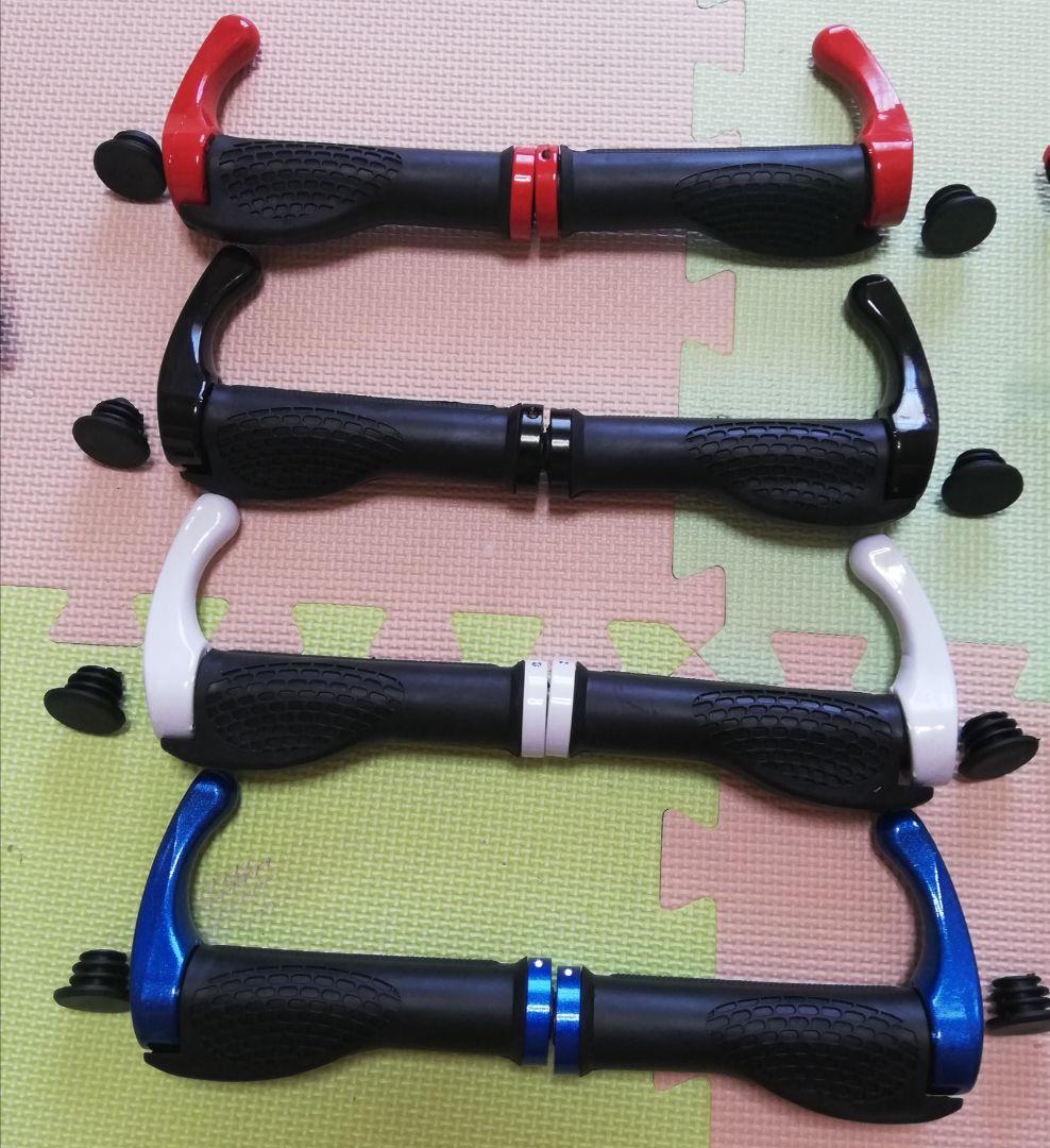 【在庫処分大特価!!】 新品ハンドルバー×10個☆格安☆クロスバイク☆MTV☆赤青黒白 パーツ