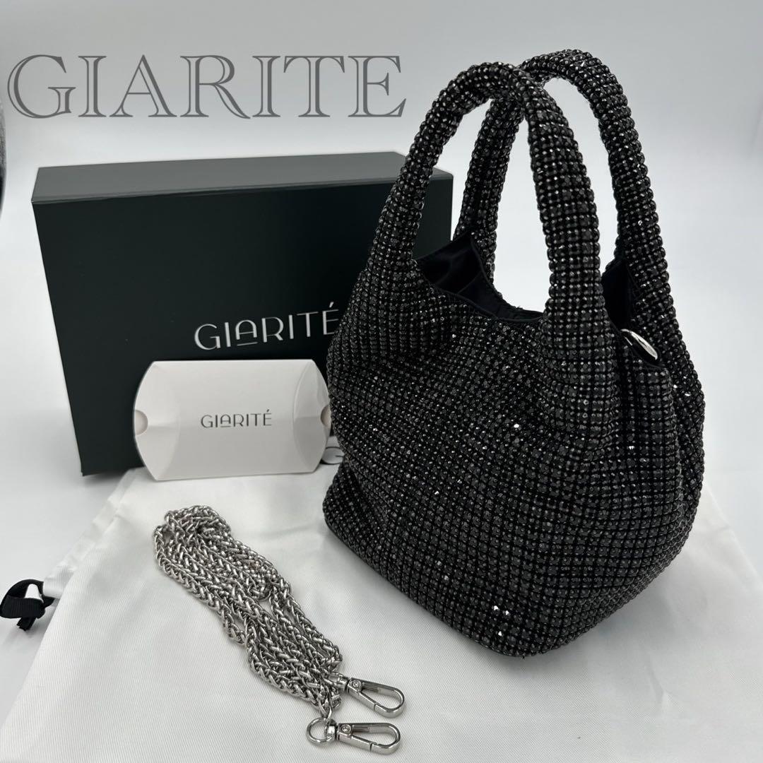 GIARITE ギアライト BRILLY ハンドバッグ ラインストーン目立った傷や汚れなし