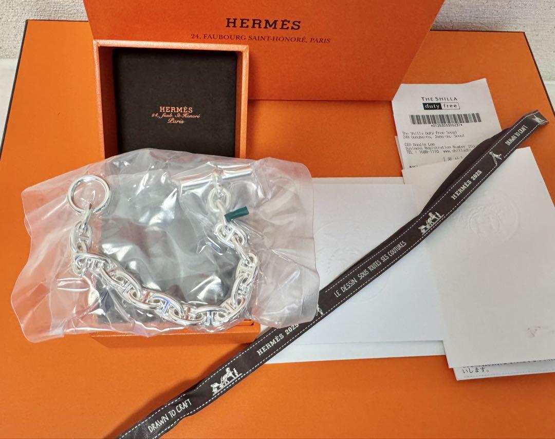 ★HERMES★シェーヌダンクル/ブレスレット/MM/16コマ【新品、未開封】