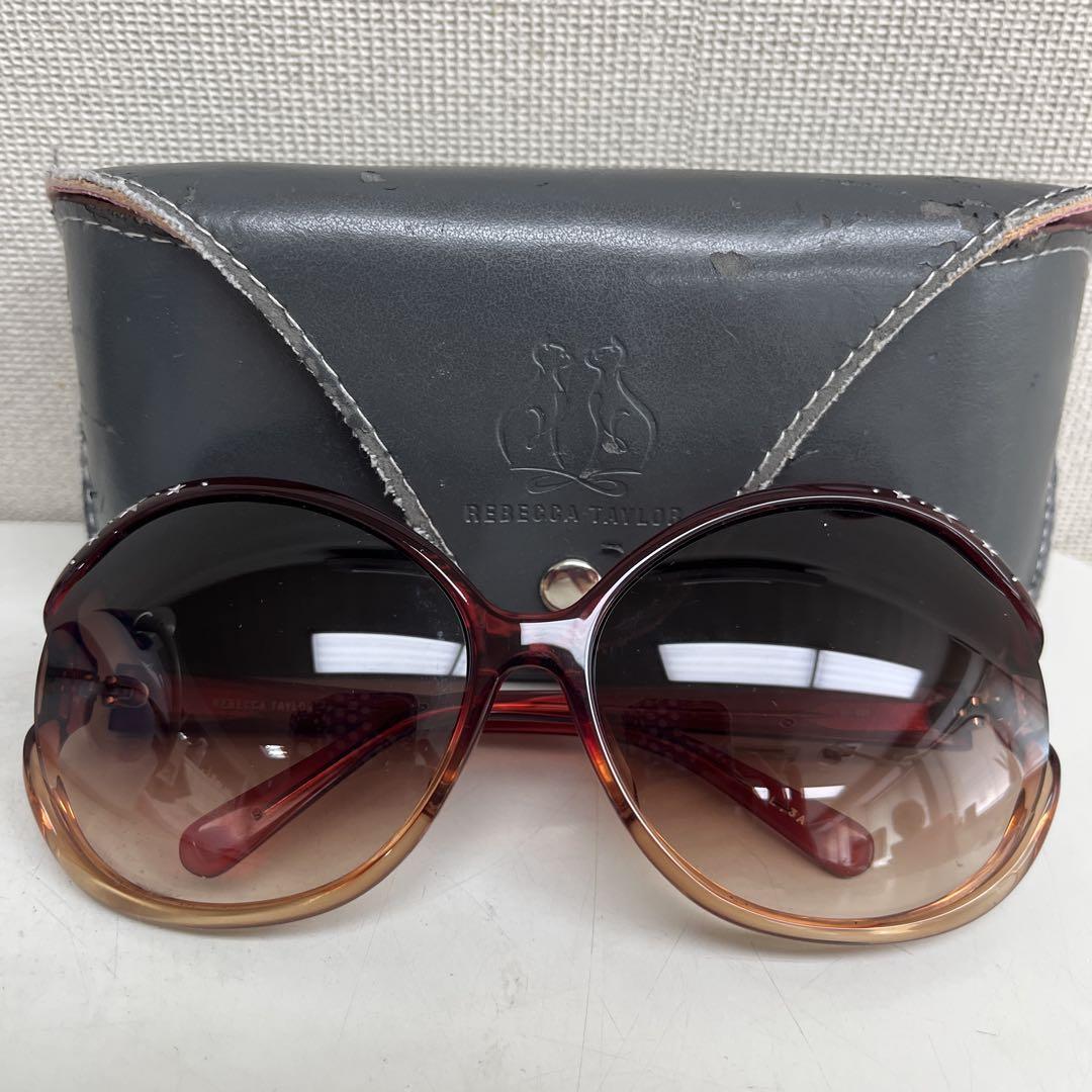 REBECCA TAYLOR レッドグラデーション サングラス