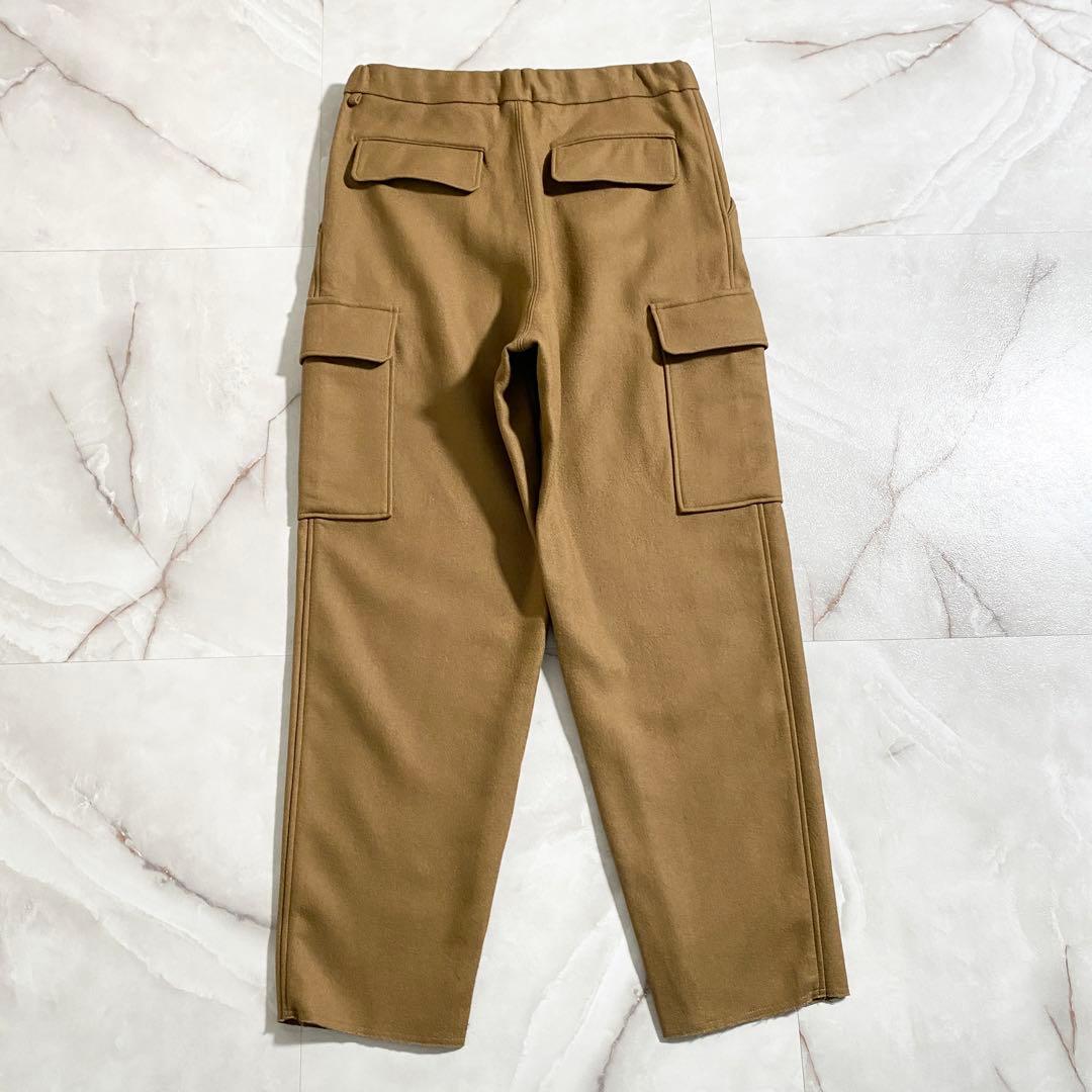 A17624 美品 ザリラクス ウールイージーカーゴパンツ キャメル 46