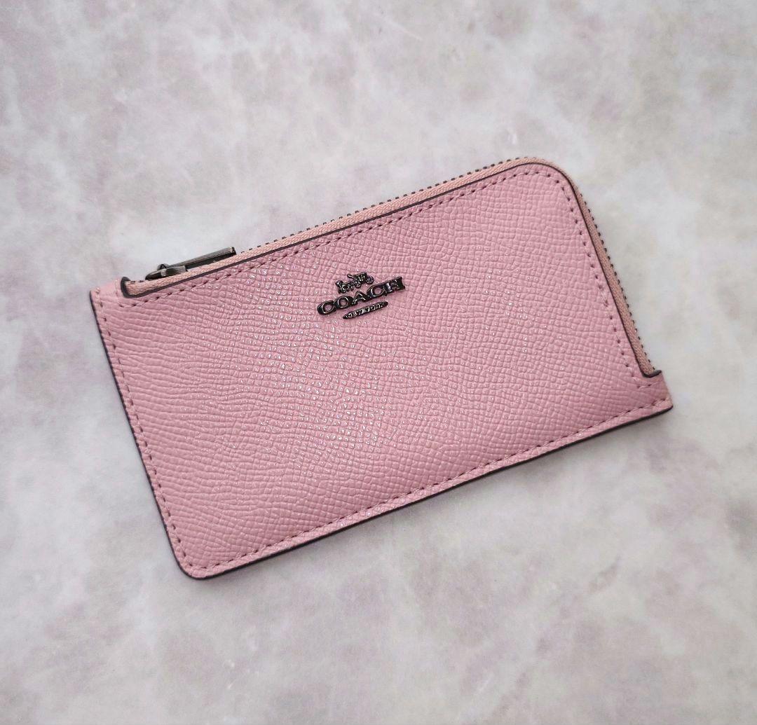 未使用　COACH　Lジップ　コインケース　カードケース　フラグメント