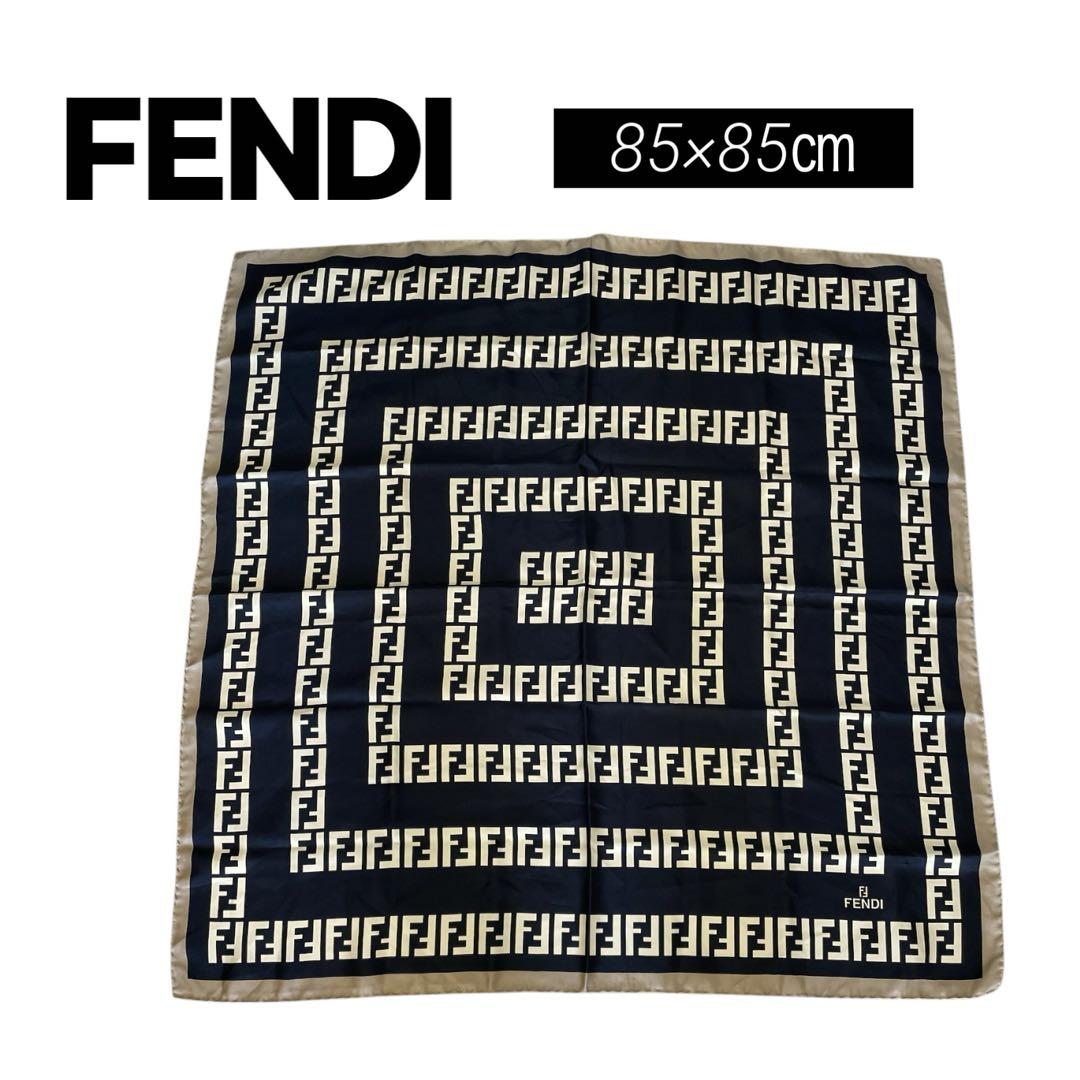 正規品FENDIストール/スカーフ f001 L フェンディ FENDI スカーフ ストール マフラー ズッカ柄