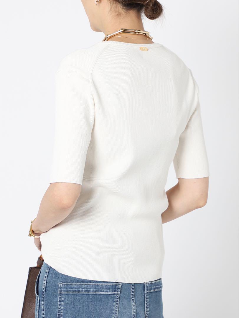 Deuxieme Classe  Diner B RIB Tシャツ　ホワイト