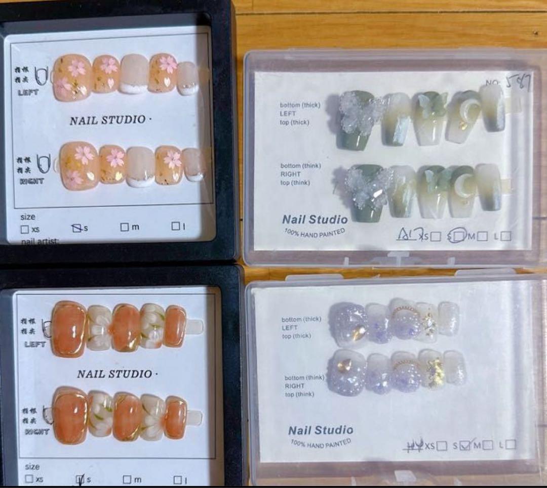 ネイルチップ　まとめ売り　sサイズ