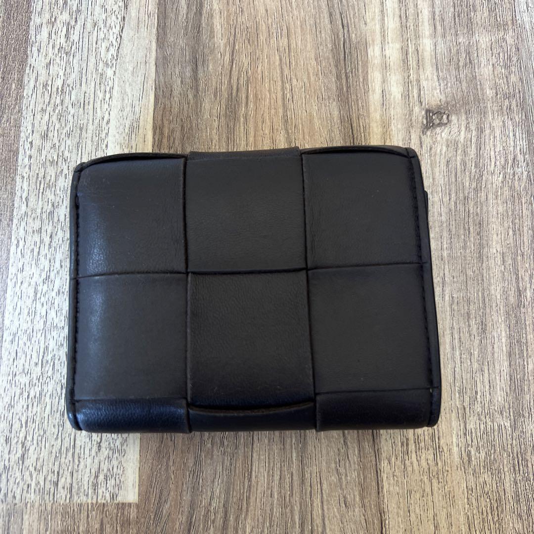 【大人気】BOTTEGA VENETA◆カセット レザー 3つ折りウォレット BOTTEGA VENETAカセット 三つ折りファスナーウォレット