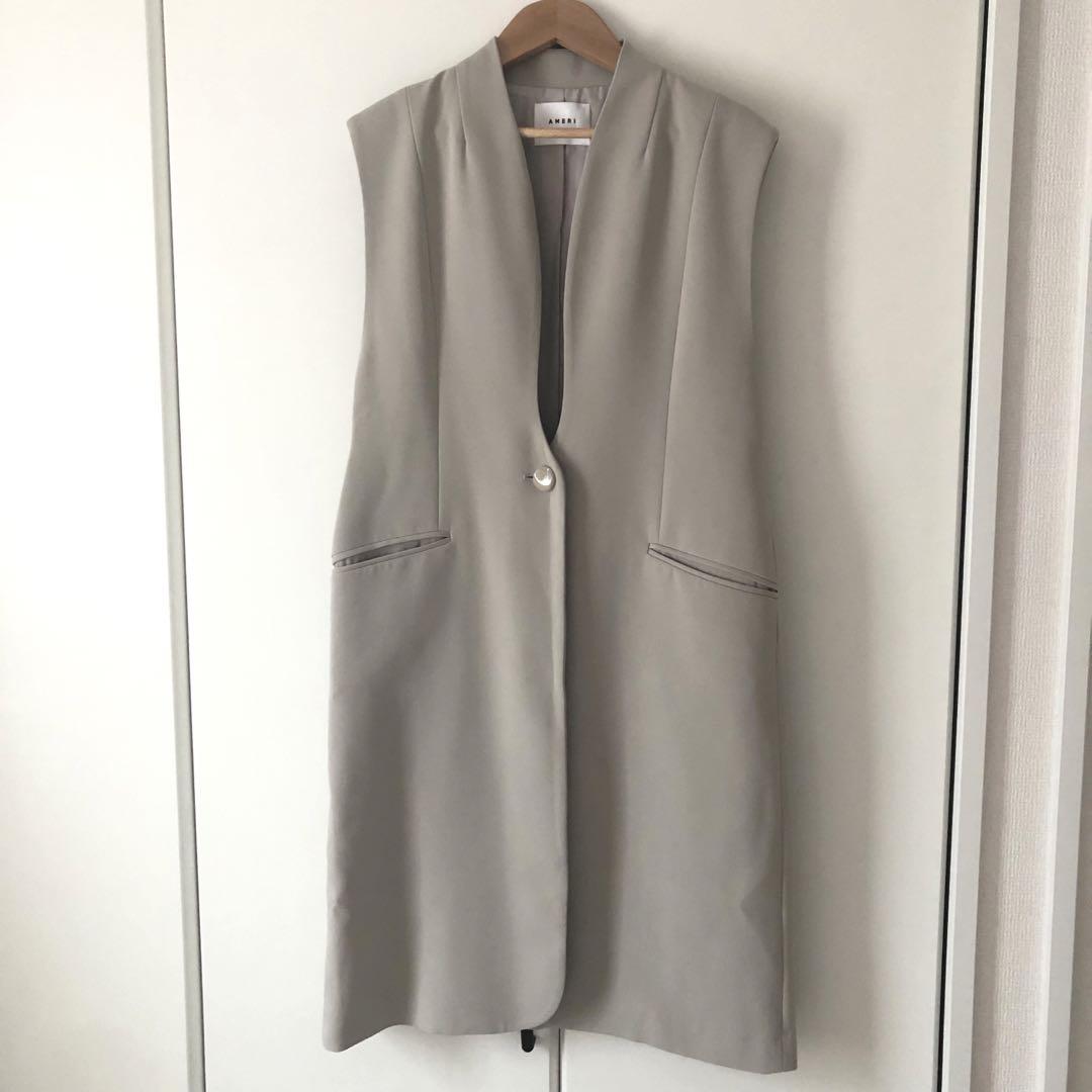るーこ※AMERI WAVE COLLAR ANGULAR VEST