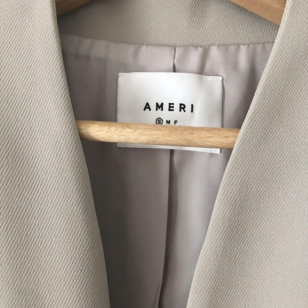 るーこ※AMERI WAVE COLLAR ANGULAR VEST