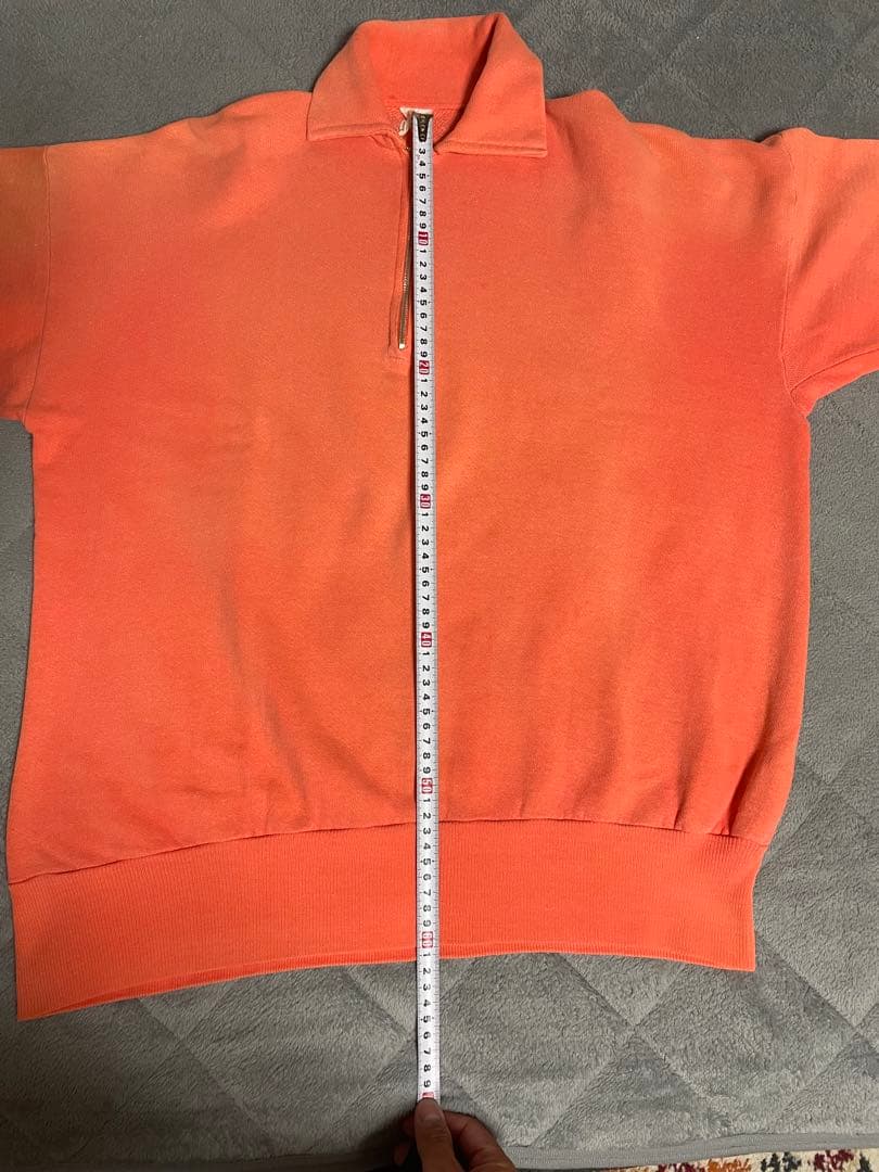 50sハーフジップ スウェットL