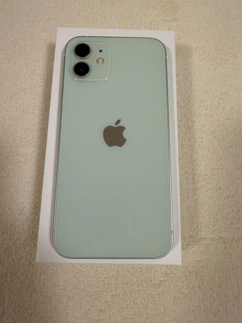 Apple iPhone 12本体 ミントグリーンでsimフリーです。 - メルカリ