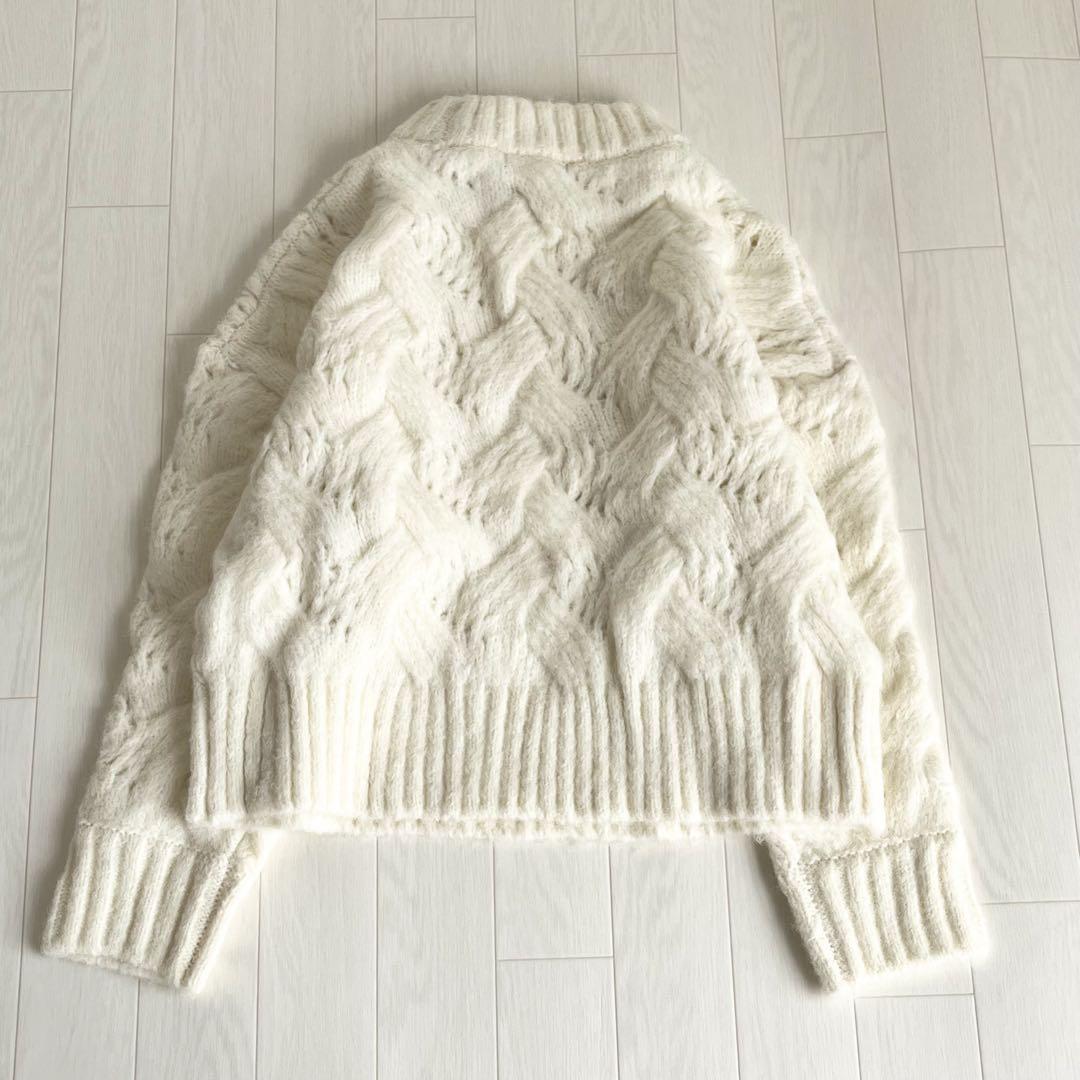 お歳暮 時期 新品、未使用、タグ付き】soffitto アランニット トップス