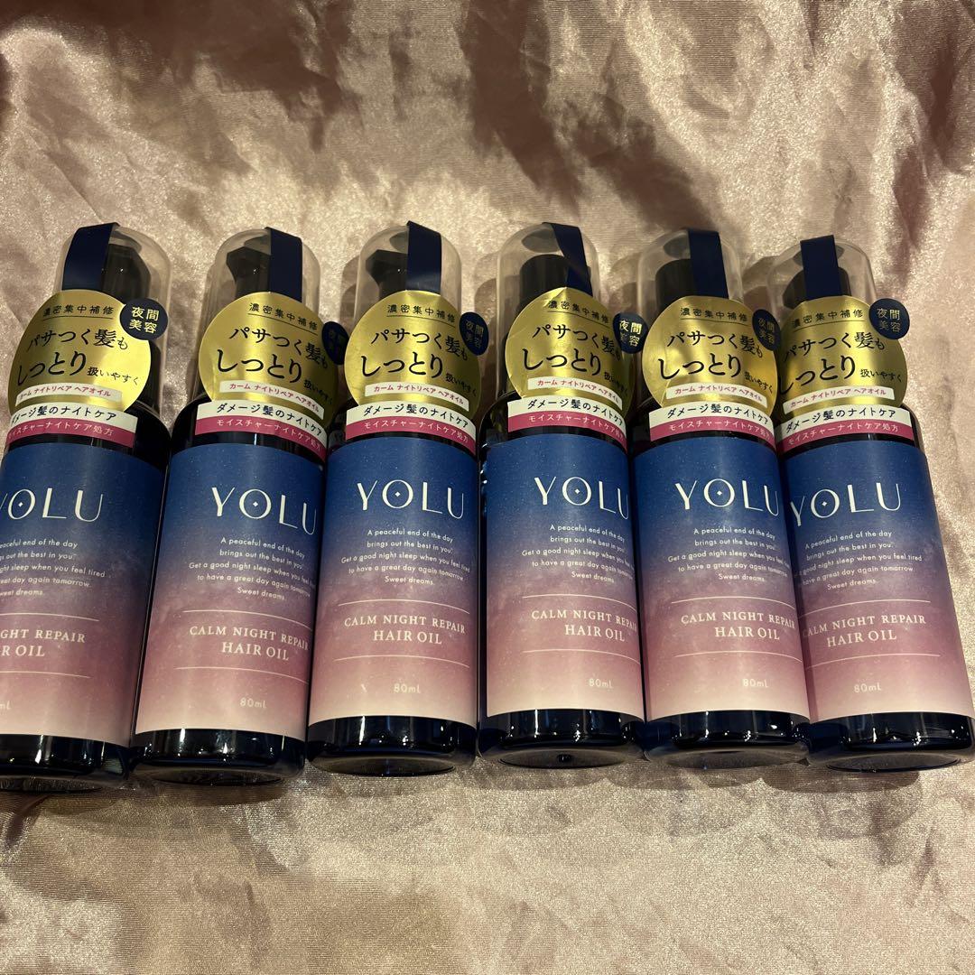 ヨルカームナイトリペアヘアオイル80ml×6個セット