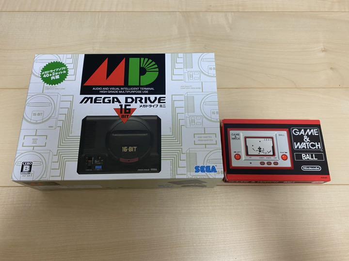 ゲームウォッチボール メガドライブミニ セット