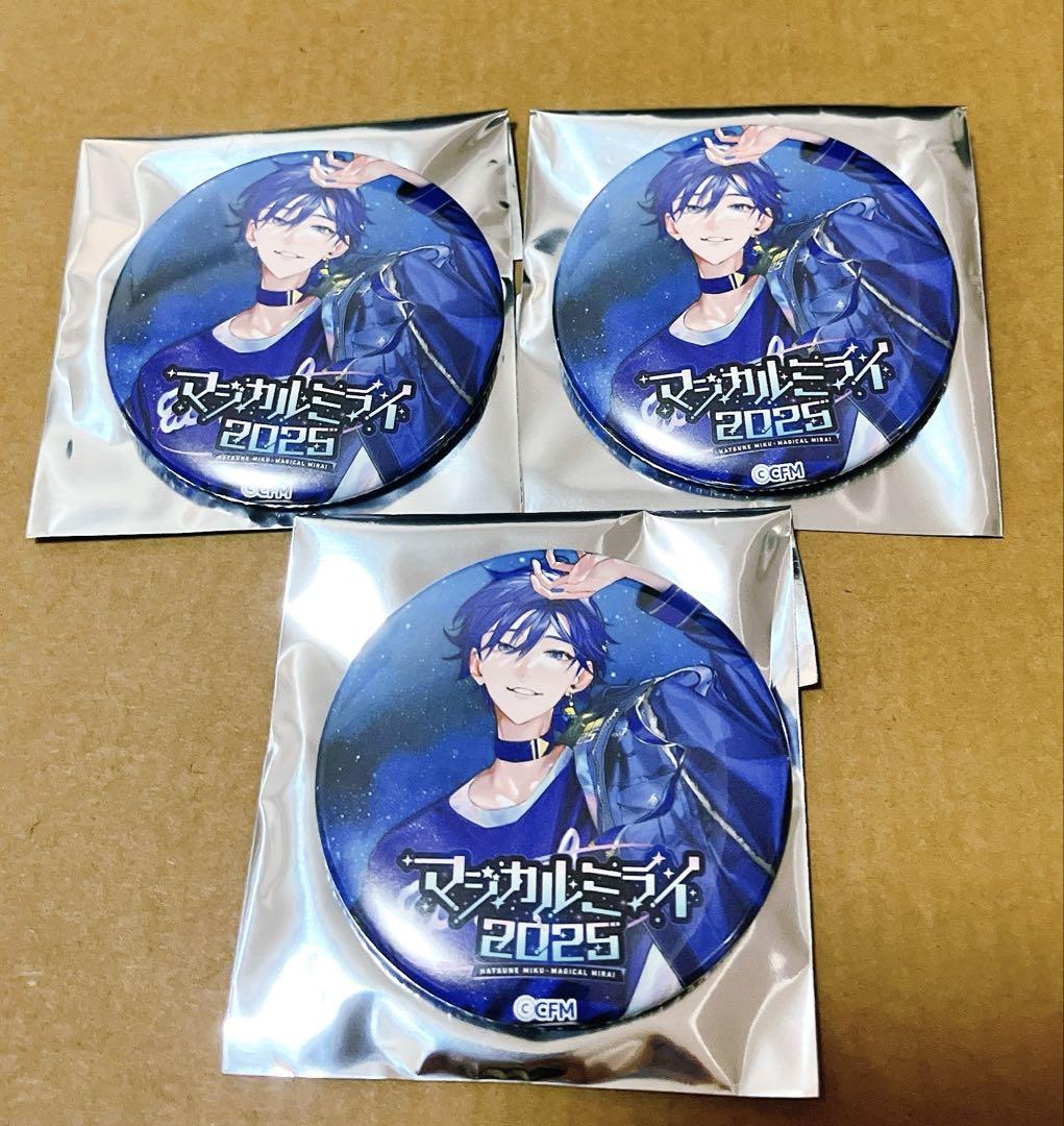 マジカルミライ KAITO 缶バッジ マジカルミライ2024 ぷにぷに缶バッジ / KAITO 鹿田ないver