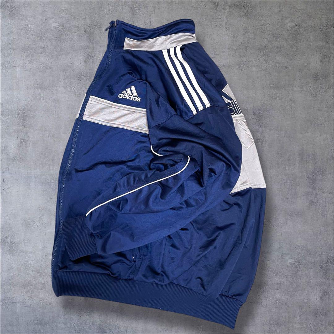 90s00s adidas archive ソフトシェルジャケット y2k 古着 adidasトラックジャケット 古着 ジャージ 刺繍ロゴ00s 90s y2k
