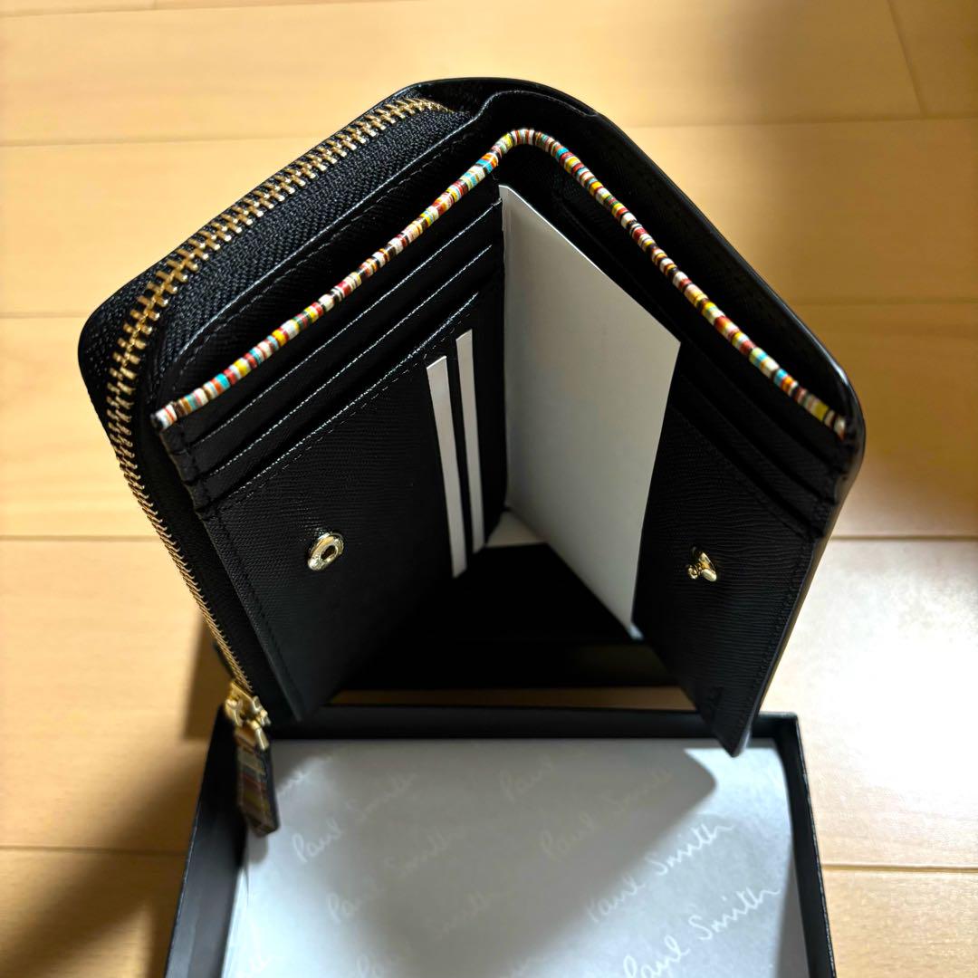 Paul Smith 超激レア　ジップストローグレイン　二つ折り財布　新品未使用