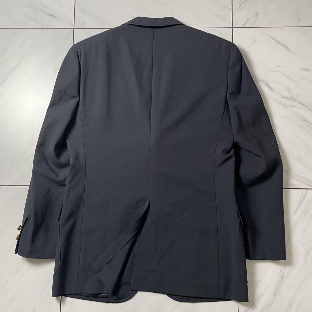 美品 37SHT 伊製生地 ブルックスブラザーズ ミラノフィット 紺