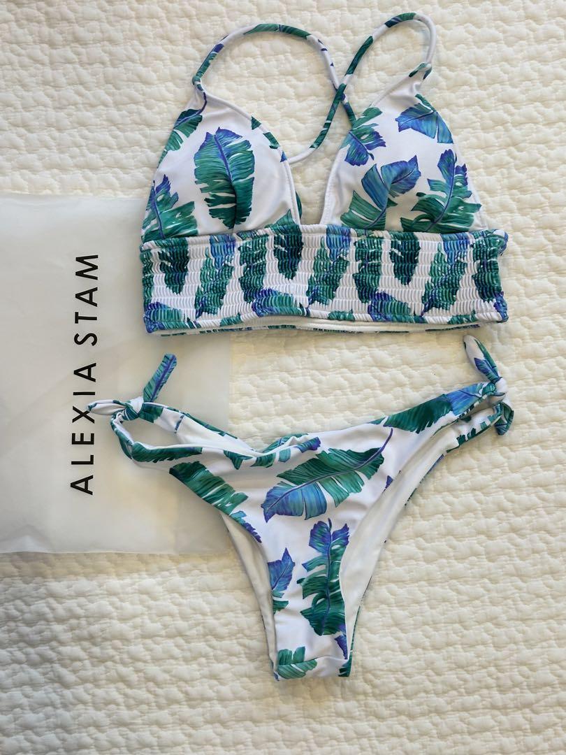 【美品】ALEXIA STAM   Paisley Bikini セット　M 上下セット ALEXIA STAM Ashley Mermaid Feather - メルカリ