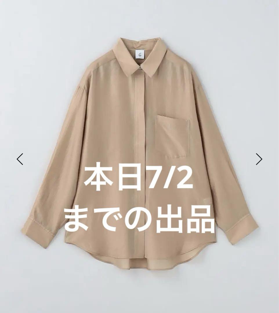 新品未使用 ROKU スケシャツ シアーシャツ - メルカリ