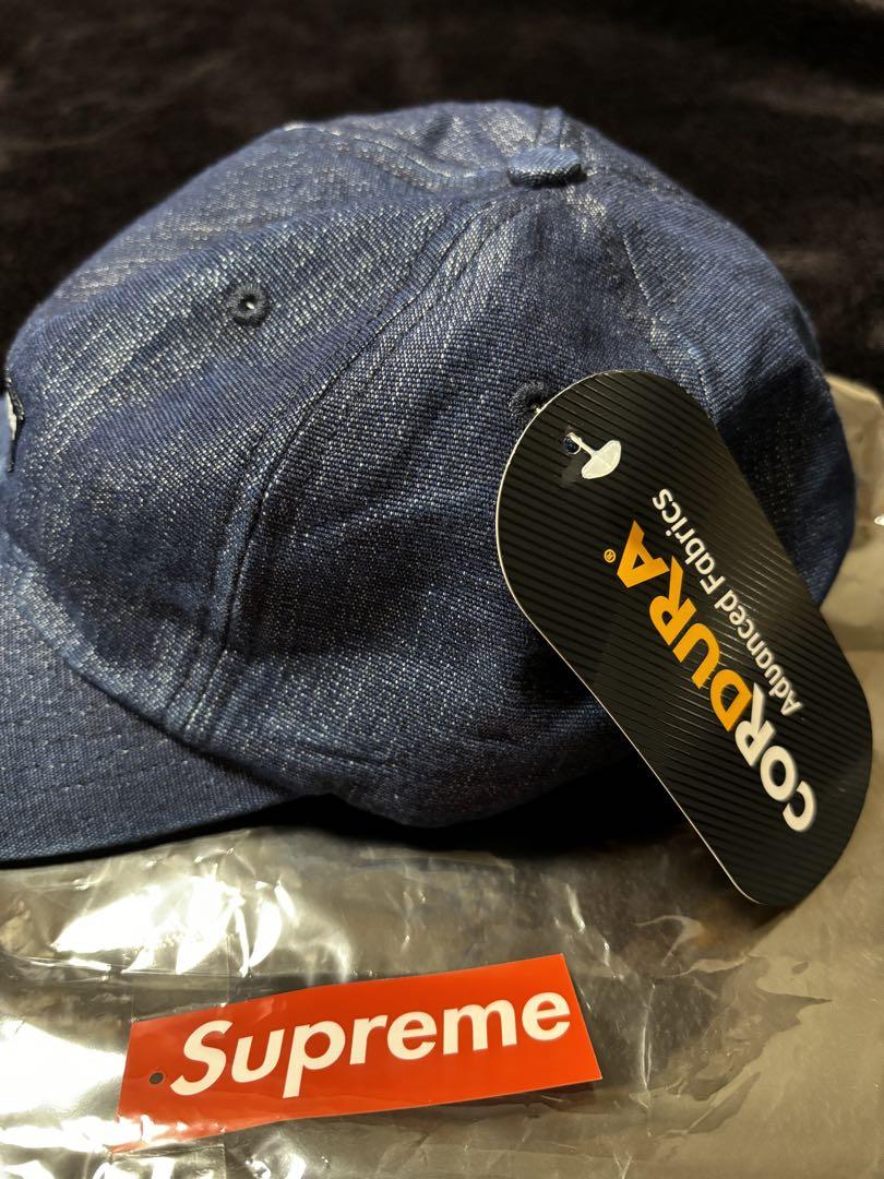 帽子 supreme cordura denim small box cap