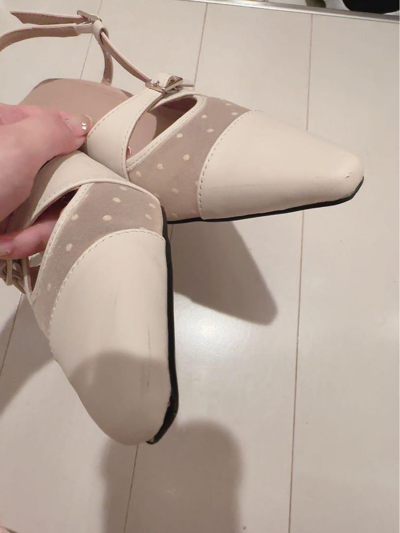 Dot Tule Sandals her lip to 36 - メルカリ