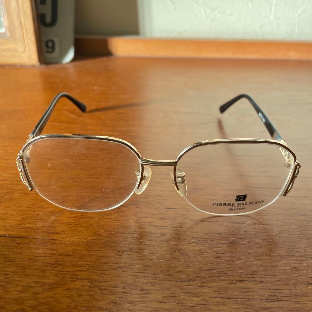 【80'sデッドストック/日本製】ピエールバルマン スクエアタイプフレーム 【80'sデッドストック/日本製】ピエールバルマン スクエアタイプフレーム
